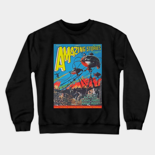 War... of the Worlds! Crewneck Sweatshirt by Hiraeth Tees